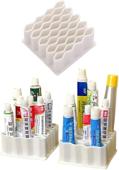 2 Pack Ointment Tubes Organizer Medicine Organizer Stand Eye Cream Storage Display Case for Eye Gel Tubes Under Eye Treatment Lip Gloss Tube Lip Repair Ointment First Aid Skin Ointments