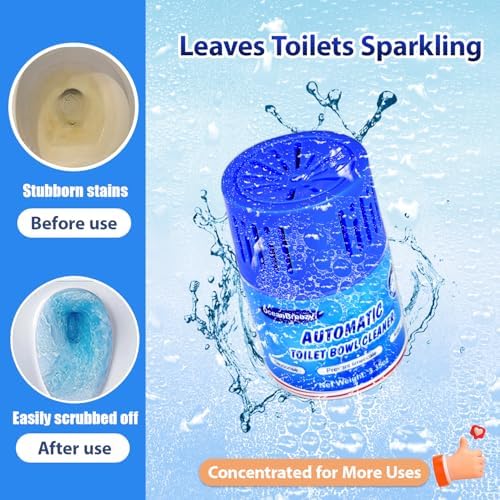 Automatic Toilet Bowl Cleaner Long Lasting Bottles 2 Pack