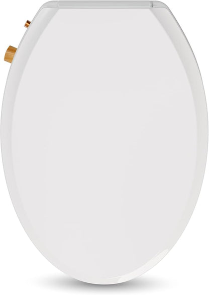 VOVO Nature 7 Non-electric Bidet Toilet Seat, Fits Elongated Toilets, Ambient Water Temperature, Easy Installation - White