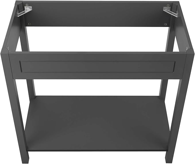Modway Altura 36" Bathroom Vanity Cabinet (Sink Basin Not Included), 36 Inch, Gray