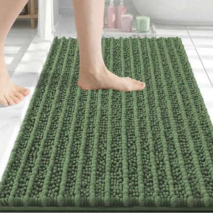 Arotive Bathroom Rugs Mat 30x20, Soft Absorbent Chenille Shaggy Bath Mat