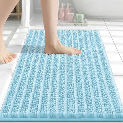 Arotive Bathroom Rugs Mat 30x17, Soft Absorbent Chenille Shaggy Bath Mat