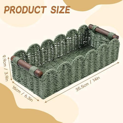 Bathroom Decor Basket for Toilet Paper Storage Baskets For Organizing
