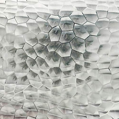 Shower Curtain Liner 8G EVA Thick Shower Curtain with Heavy Duty 3 Bottom Magnets, Shower Liner for Shower Stall, Bathtubs, 3D Pebble Pattern