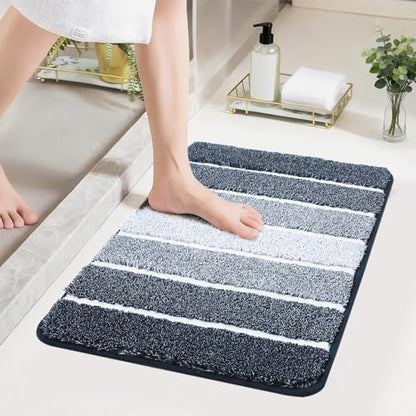 COSY HOMEER Bathroom Rugs 24x17, Ultra Soft Absorbent Bath Mat
