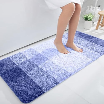 OLANLY Bathroom Runner Rug 40x24, Extra Soft Absorbent Microfiber Bath Rugs