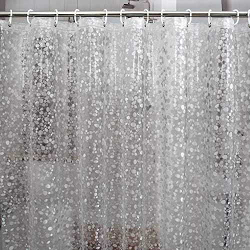 Bostofy Extra Long Shower Curtain Liner, Heavyweight Liner with Magnets and Rust-Proof Metal Grommets, Waterproof Shower Liner for Bathroom, 72' W x 78' H