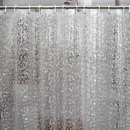 Bostofy Extra Long Shower Curtain Liner, Heavyweight Liner with Magnets and Rust-Proof Metal Grommets, Waterproof Shower Liner for Bathroom, 72' W x 78' H