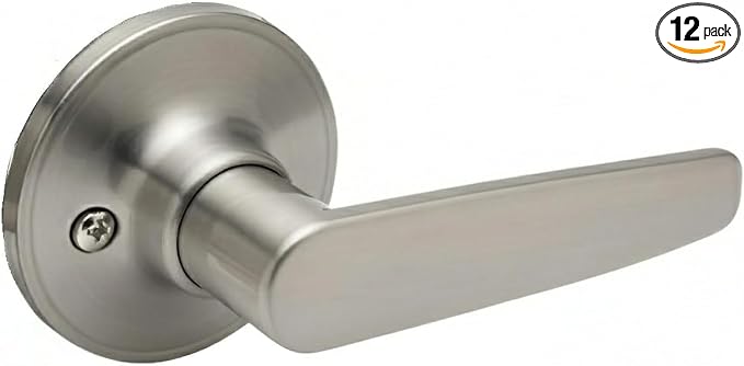 Copper Creek DL1290SS Daley Dummy Door Lever, Satin Stainless (Pack of 12)