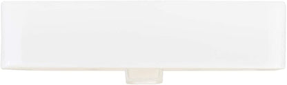 Signature Hardware 447957 Hibiscus 20" Fireclay Vessel Bathroom Sink with Single Faucet Hole