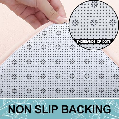 Smiry Memory Foam Bath Mat 24x16, Extra Soft and Absorbent Bathroom Rugs