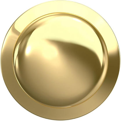 Schlage F10 PLY 605 Plymouth Door Knob, Hall & Closet Passage Lock, Bright Brass