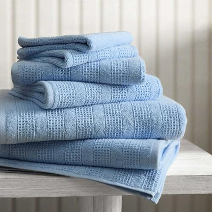 Martha Stewart - Cotton Bath Towel Set, Soft & Absorbent Towels, 6 Pack