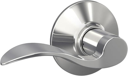 Schlage Lock Company F10 ACC 625 Accent Hall And Closet Lever, Bright Chrome