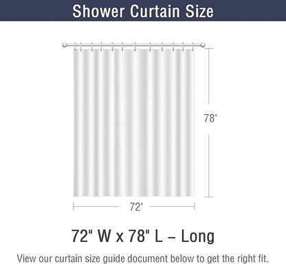 Eucalyptus Leaf Shower Curtains, Sage Green Spring Botanical Watercolor Plants Bathroom Curtains Bathtub Home Decor Waterproof Fabric Machine Washable with 12 PCS Hooks 78''Lx72''W GCI-10115