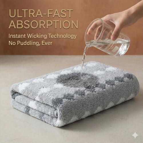 2-Pack Microfiber Bath Towels (27x54 Inches) - Ultra Soft & Quick Dry, 3X Absorbency, Lightweight for Gym, Yoga, Travel & Spa - Perfect for Home, Fitness & Post-Workout