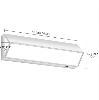 LED Modern Bathroom Vanity Light Fixtures (16-Inch, 5CCT, Dimmable), Modern Acrylic Bathroom Wall Lighting Fixtures Over Mirror, Chrome