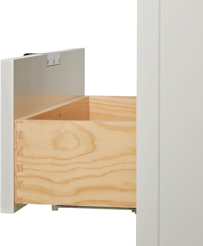ARIEL Milan 72-inch Bathroom Vanity with Sink,Solid Wood, 1.5-inch Italian Carrara Marble Countertop, Double Rectangular Porcelain Sink, 4 Soft Closing Doors, 3 Dovetail Drawers, Warm White