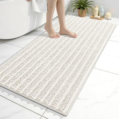 Arotive Bathroom Rugs Mat 45x27, Soft Absorbent Chenille Shaggy Bath Mat