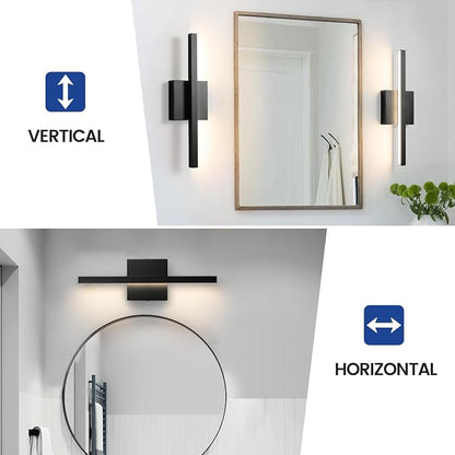 Epinl Bathroom Vanity Light Fixture 16 inch 5CCT Modern Bathroom Light Fixture Over Mirror 12W LED Light Bar Dimmable Wall Sconce Lighting Fixture for Bathroom Bedroom