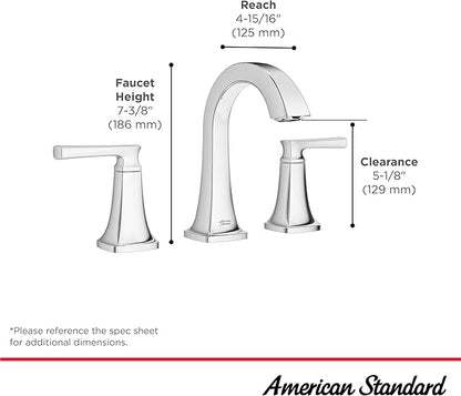 American Standard 7426801.002 Belmeade Two-Handle 8-Inch Widespread Bathroom Faucet, 1.2 GPM, Chrome
