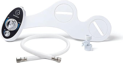 BossBidet, Luxury Bidet Toilet Seat Accessory - Water Sprayer Attachment to Clean Your Rear End. For Men, Women, Children - Non-Electric, Dual Nozzles, Aesthetic Design - Home & Bathroom Accessories