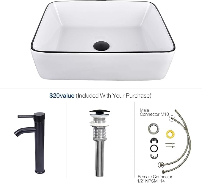 YOURLITE Bathroom Vanity, 30" Rustic Brown Bathroom Vanity with Sink Combo Set, Farmhouse Modern Wood Cabinet with White Ceramic Vessel Sink