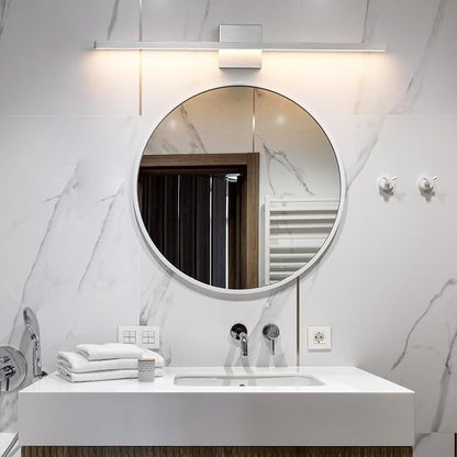 Epinl Brushed Nickel Bathroom Light Fixture Over Mirror 31.5 inch Modern Vanity Light Fixture 22W 5CCT Dimmable Light Bar LED Lighting Fixture for Bathroom Bedroom