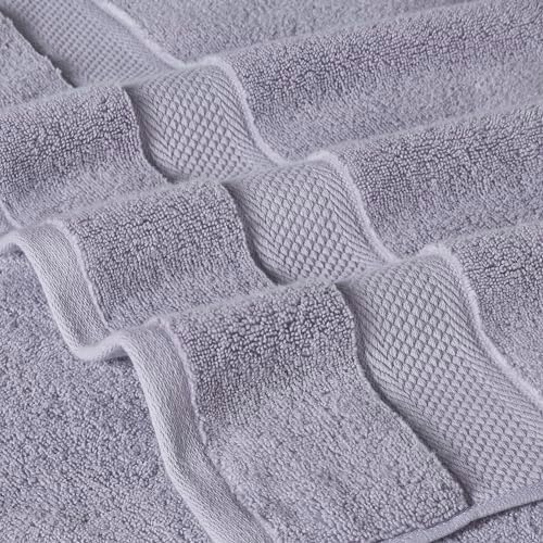 Modern Threads Luxury 6-Piece Quick-Dry Towel Set – Plush & Ultra-Absorbent for Spa-Like Experience, Lilac