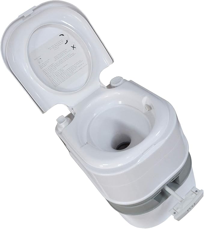 HongK- 6.3 Gallon 24L Portable Toilet Flush Travel Camping Commode Potty Outdoor/Indoor [P/N: ET-TOILET002-24L]