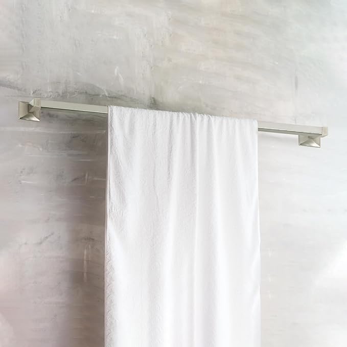 Design House 539155 Millbridge Classic Towel Bar for Bathroom Bedroom Closet or Kitchen, 30", Satin Nickel
