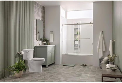 American Standard 5257A65MT.020 Cardiff Slow-Close Elongated Front Toilet Seat, White