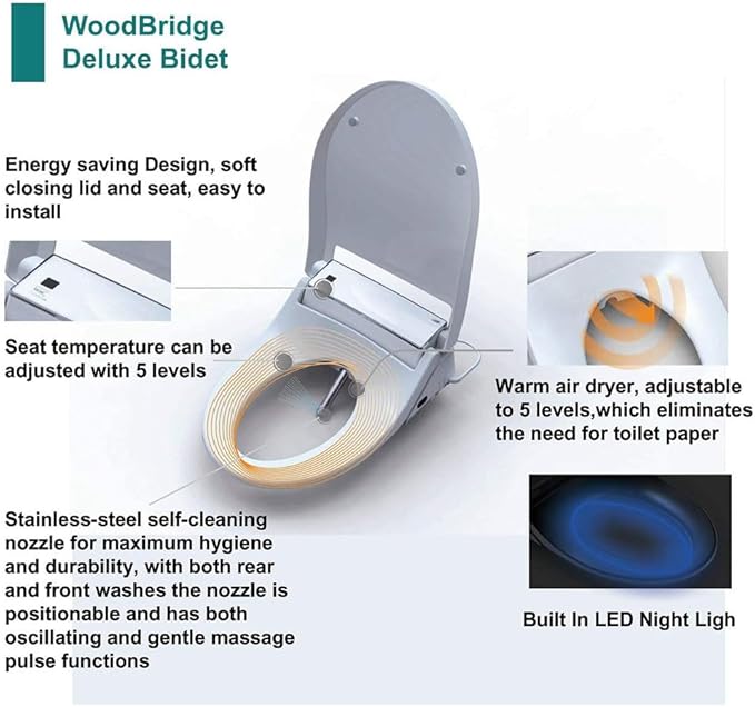 WOODBRIDGE BID01 Toilet Seat