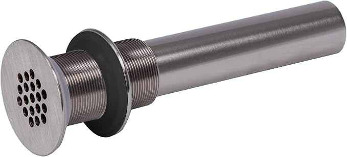 Vessel Sink Strainer Drain, Brushed Nickel (STD-BN)