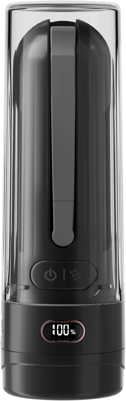 Electric Portable Bidet for Camping & Business Trips, Black | Pocket size whisper-quiet handheld sprayer 3 pressure modes 1600mAh Long-lasting Battery USB-C Rechargable IPX7 Waterproof