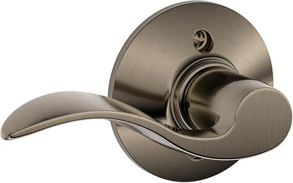 SCHLAGE Lock Company F170ACC620LH Acc 620 SCHLAGE F170 Lh Dummy Door Lever, 2.72 in Projection X 4-1/8 in L, Long, Antique Pewter