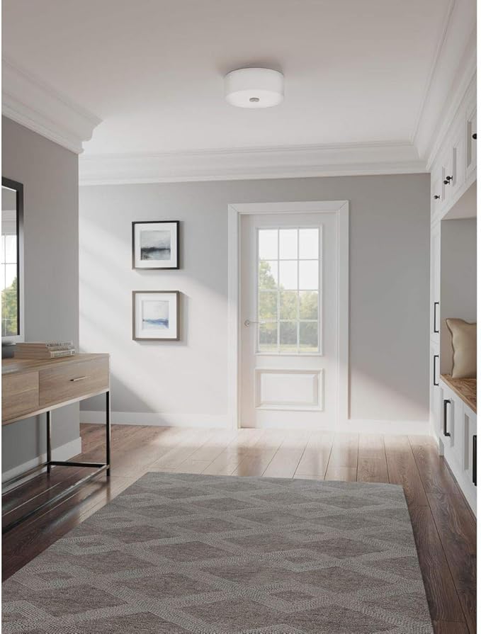 Progress Lighting P3696-0930K9 Close-to-Ceiling, Nickel, 6.00x13.00x13.00