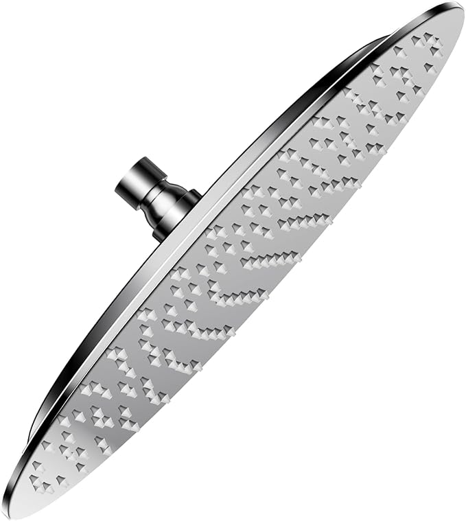 VBFF-Shower Head,rain shower head, 12 inch- Round Shower Head, 1.8 GPM Flow Rate, rainfall showerhead,VBFF13 (Chrome)