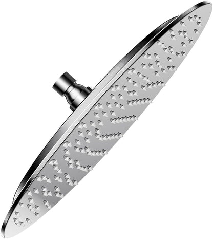 VBFF-Shower Head,rain shower head, 12 inch- Round Shower Head, 1.8 GPM Flow Rate, rainfall showerhead,VBFF13 (Chrome)