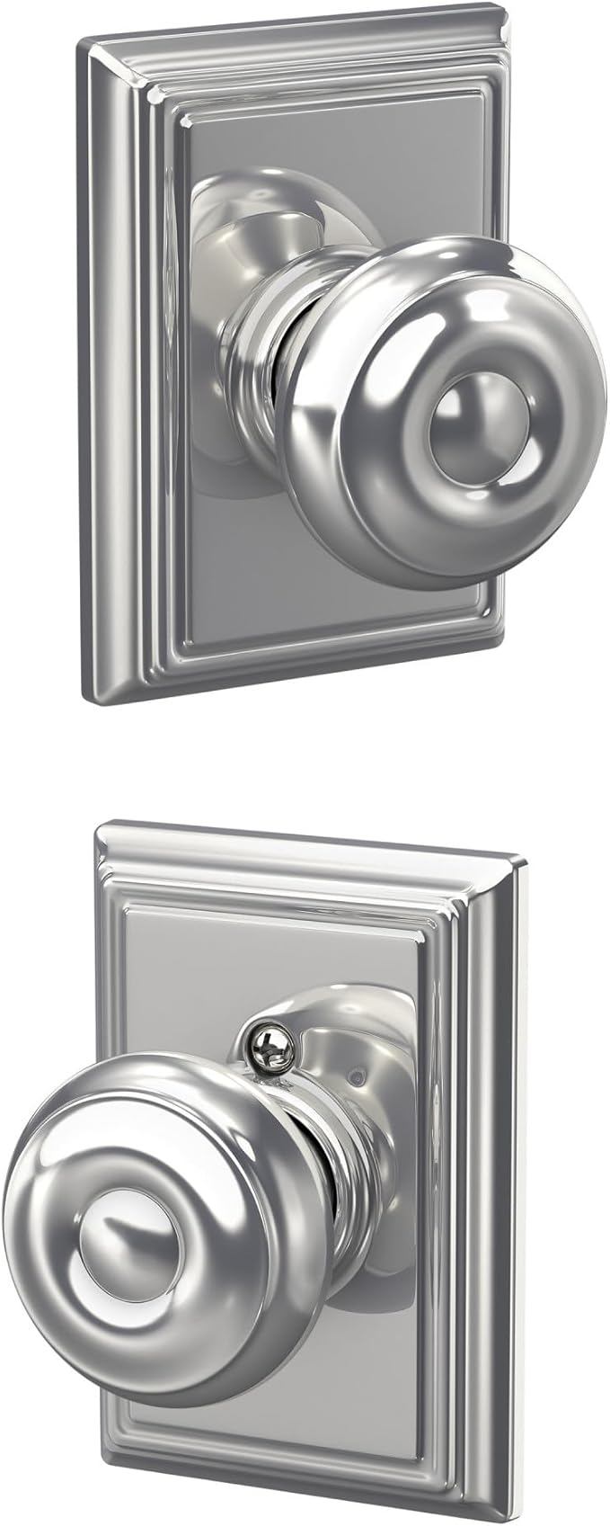 SCHLAGE Lock Company F10GEO625ADD Addison Collection SCHLAGE Passage Knob, Bright Chrome