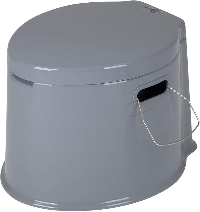 Bo-Camp - Portable Toilet - 7 liters - Grey