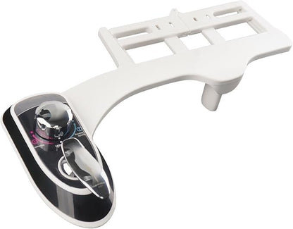 Bathroom Bidet Fresh Water (Cold Water only) Spray Self Cleaning Dual Nozzle Non-Electric Mechanical Bidet Toilet Restroom Seat Cover Attachment (UBI-AMI-630)
