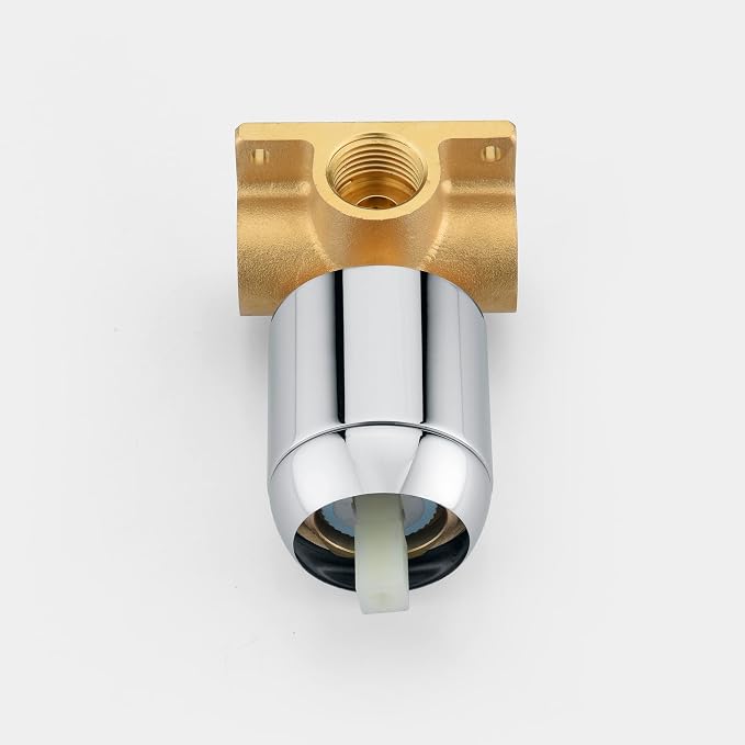 SUMERAIN Bathroom Shower Faucet Set With Valve, Chrome | 8 Inches High Pressure Rain Shower Head, Single Handle, Brass Rough in Valve