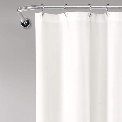 Lush Decor Aprile Floral Shower Curtain Single 72" W x 72" L, Yellow & Gray - Floral Shower Curtains - Bathroom Décor - Cottage Shower Curtain