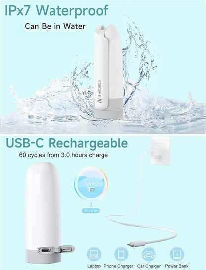 Insolife Portable Bidet | High Pressure Portable Bidets for Travel | Rechargeable Electric Portable Bidet for Women & Men | Travel Bidet