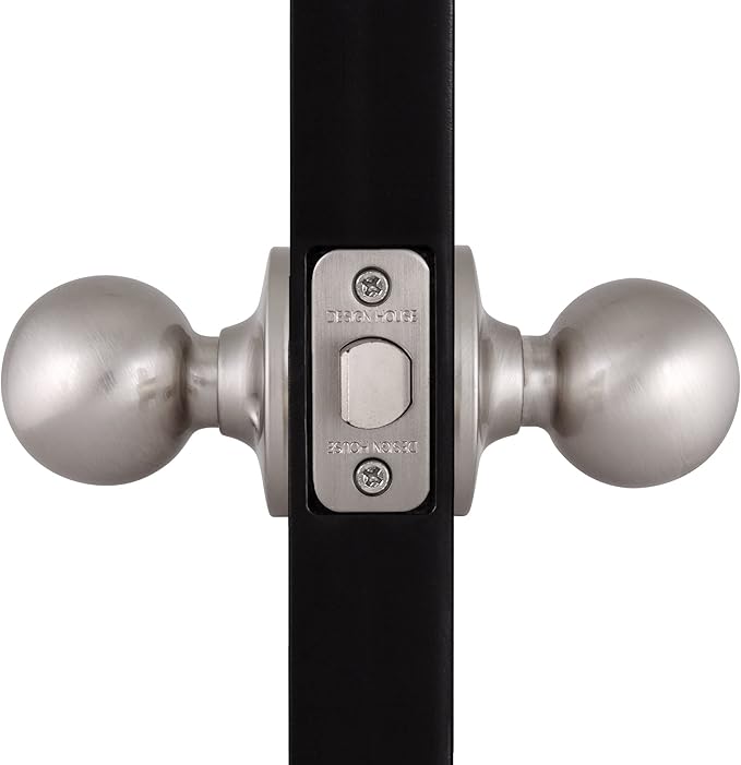 Design House 781872 Ball Passage Hall and Closet Door Knob Satin Nickel