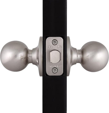Design House 781872 Ball Passage Hall and Closet Door Knob Satin Nickel