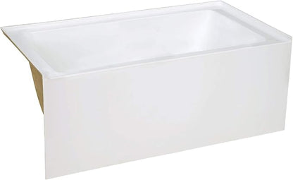 Voltaire 48" x 32" Left-Hand Drain Alcove Bathtub with Apron