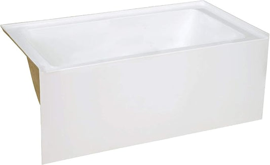 Voltaire 48" x 32" Left-Hand Drain Alcove Bathtub with Apron