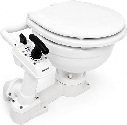 SEAFLO Manually Operated Marine Toilet Head